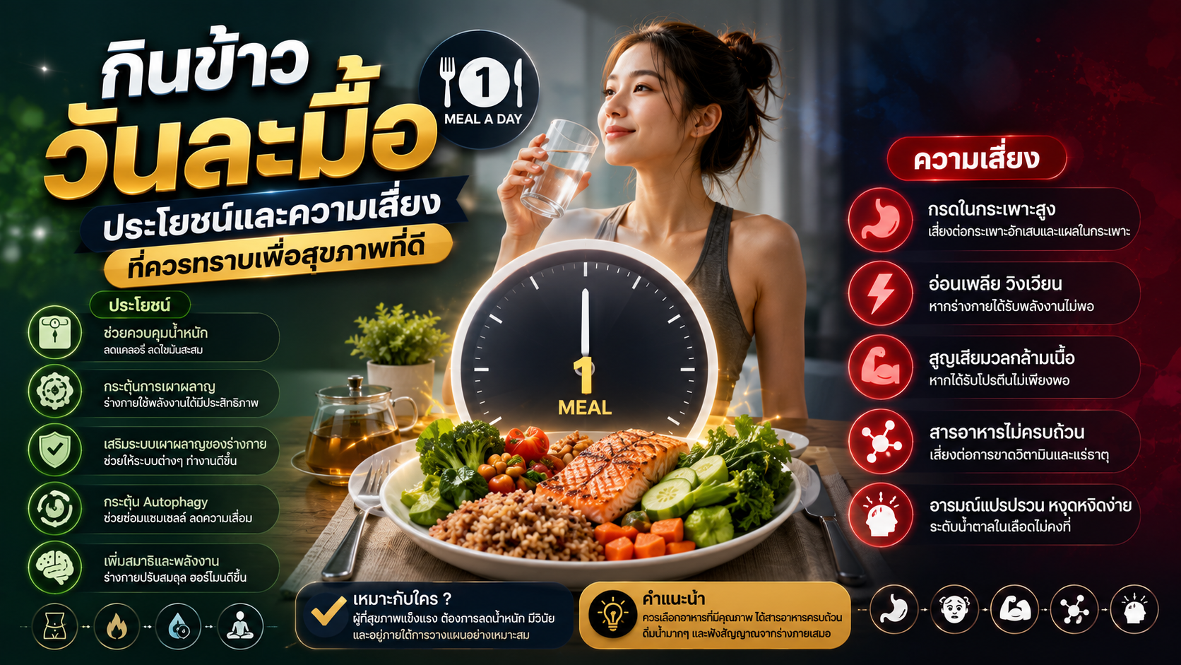 กินข้าววันละมื้อ