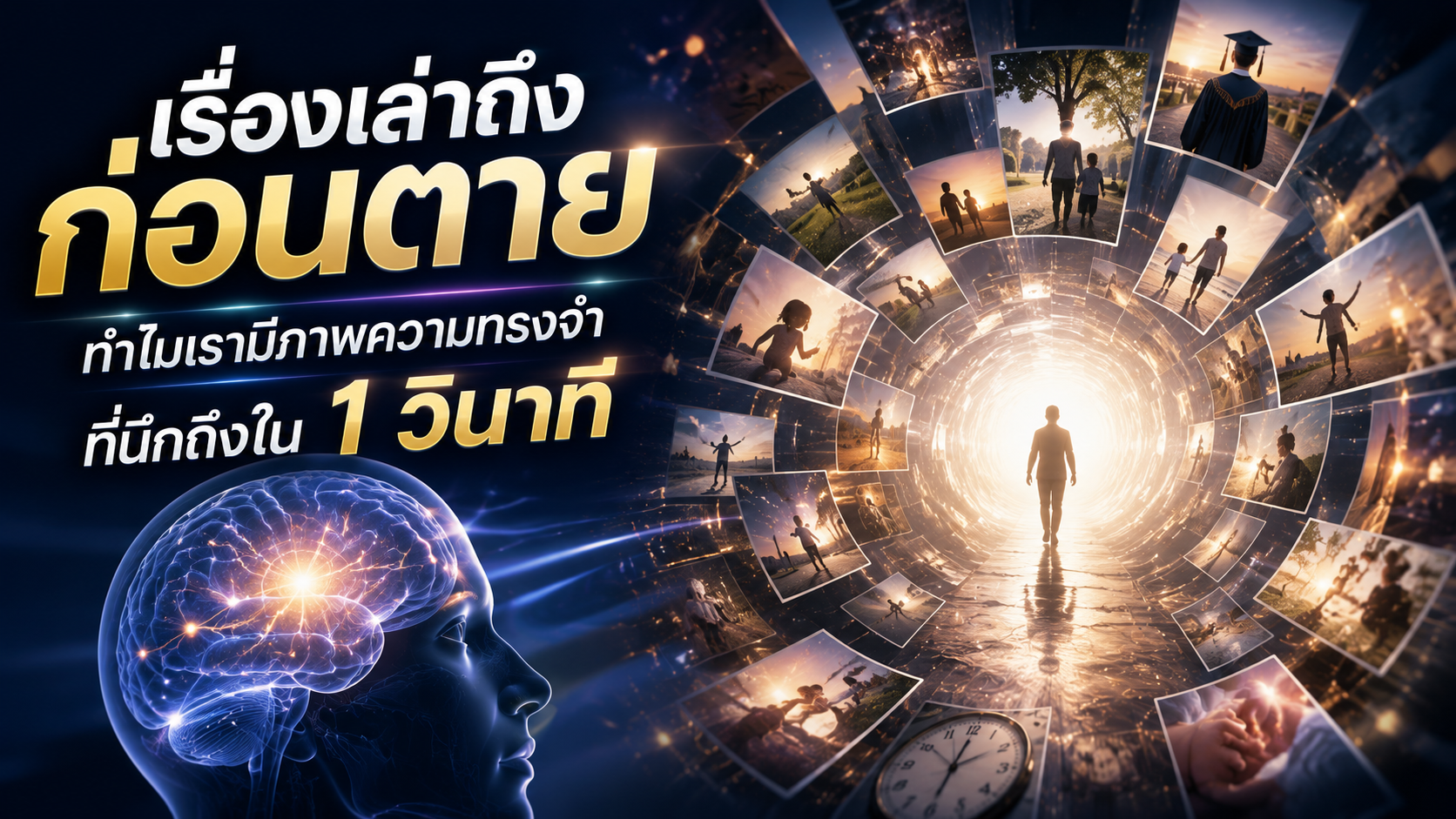 เรื่องเล่าถึงก่อนตาย ทำไมเรามีภาพความทรงจำที่นึกถึงใน 1 วินาที