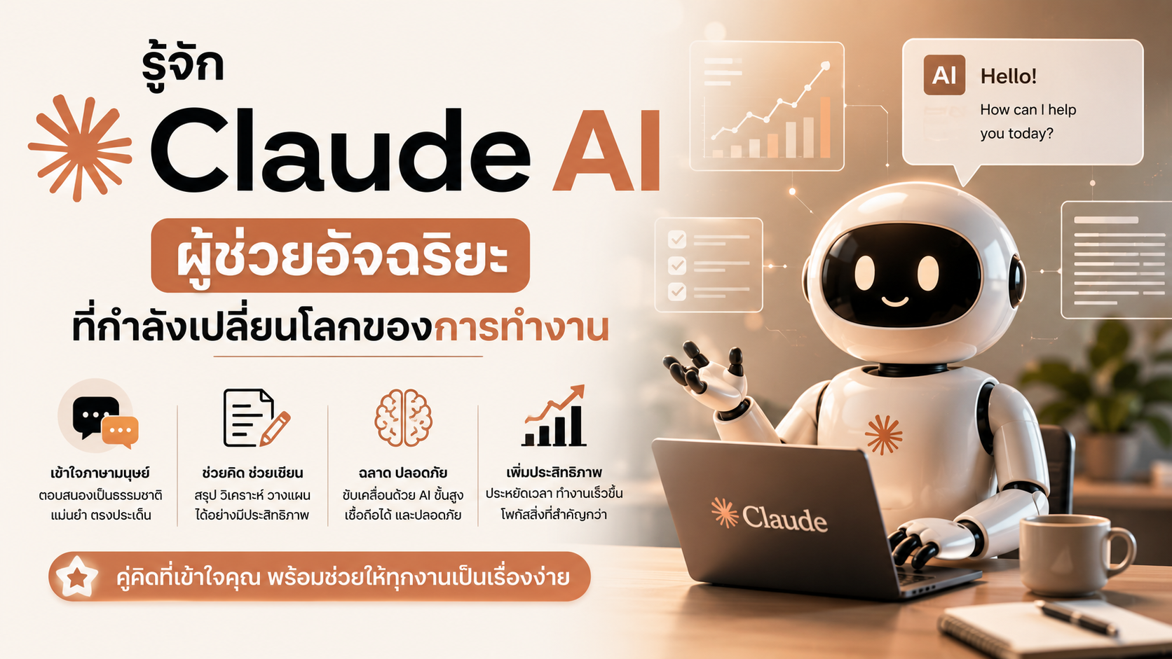 รู้จัก Claude AI ผู้ช่วยอัจฉริยะ
